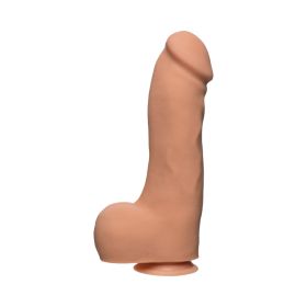 The D Master D 12 inches Dildo with Balls Ultraskyn Beige