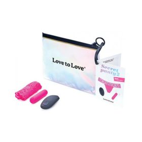 Love To Love Secret Panty 2 Neon Pink (gift Bag Packaging)