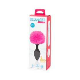 Happy Rabbit Non-vibrating Butt Plug Medium Black/pink