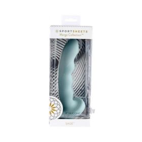 Merge Sage 8 In. Suction Cup G-spot Dildo Green