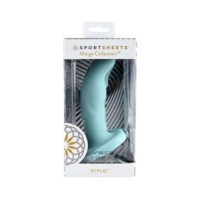 Merge Ryplie 6 In. Suction Cup G-spot Dildo Blue