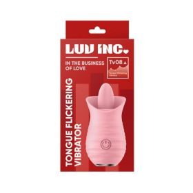 Luv Inc Tv08 Tongue Flickering Vibrator Pink