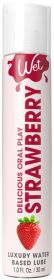 Wet Delicious Oral Play - Strawberry - Waterbased  Flavored Lubricant 1 Oz