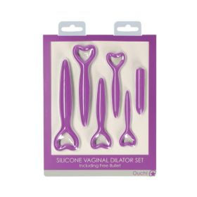 Ouch Silicone Vaginal Dilator Set - Purple