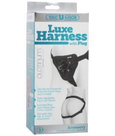 Vac-U-Lock Platinum Edition Luxe Harness - Black