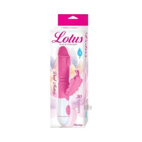 Lotus Sensual Massagers #4 Dual Stimulator Silicone Pink