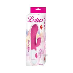 Lotus Sensual Massagers #5 Dual Stimulator Silicone Pink