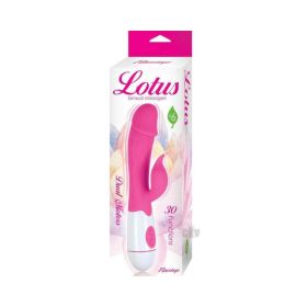 Lotus Sensual Massagers #6 Dual Stimulator Silicone Pink