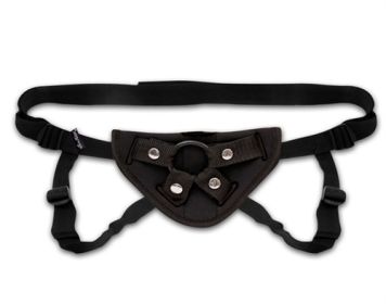 Neoprene Strap-on Harness - Black