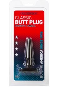 Classic Butt Plug Smooth - Small - Black