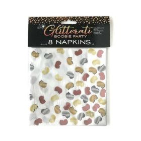 Glitterati Boobie Party Napkins