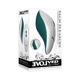 Evolved Palm Pleasure Teal/White