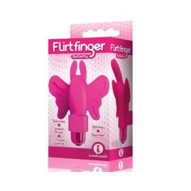 The 9's Flirt Finger Butterfly Finger Vibrator Pink