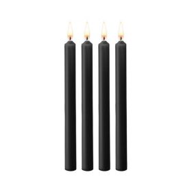 Ouch Teasing Wax Candles Large Paraffin 4-pack Black