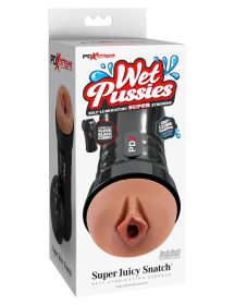 Wet Pussies - Super Juicy Snatch Self-Lubricating  Stroker - Brown