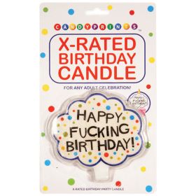 Happy Fucking Birthday Candle