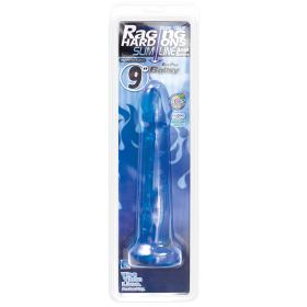 Raging Hard-Ons Slimline Cobalt Blue Jellie - 9 Inches - Ballsy