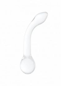 Crystalino G-Rider White Glass G-Spot Dildo