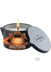 Kama Sutra Ignite Massage Candle Tropical Mango 6oz