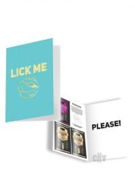 Kama Sutra Naughty Notes Greeting Cards - Lick Me