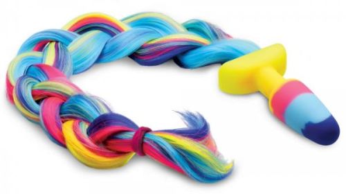 Tailz Rainbow Unicorn Tail Anal Plug