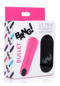 Bang! Vibrating Bullet W/ Remote Control - Pink