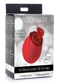 Bloomgasm Wild Rose 10x Silicone Clit Stimulator