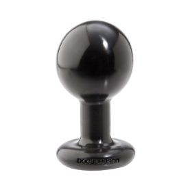 Round Butt Plug Medium Black