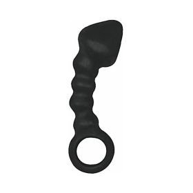 Ram Anal Trainer #3 Silicone Anal Beads 5.5 Inch - Black