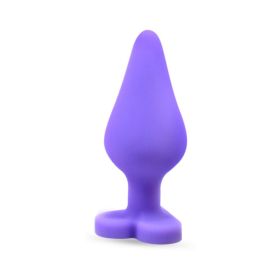 Naughtier Candy Heart Purple Butt Plug