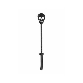 Ouch! Skulls & Bones Crop With Skulls - Black