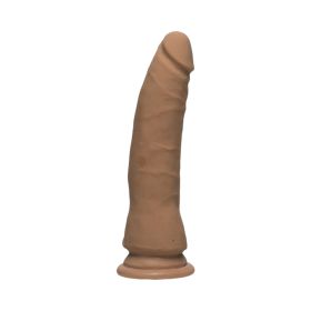 The D Slim Thin D 7 inches Ultraskyn Brown Dildo