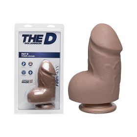 The D Fat D 6 inches With Balls Firmskyn Dildo