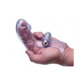 Vibrofinger Phallic Finger Massager Purple