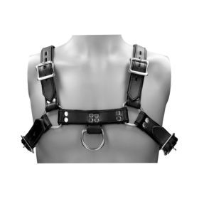 Ouch! Pain - Saddle Leather Heavy Duty Male Chest Harness