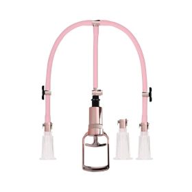 Pumped - Clitoral & Nipple Pump Set  Medium - Rose