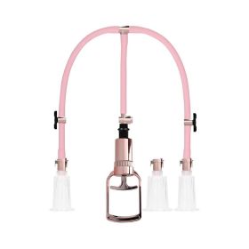 Pumped - Clitoral & Nipple Pump Set Large - Rose