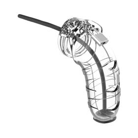 Cage With Silicone Urethal Sounding 17 - Transparent