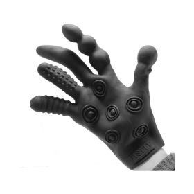 Fist It Silicone Stimulation Glove - Black