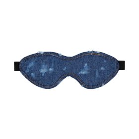 Ouch! Denim Eye Mask - Roughened Denim Style - Blue