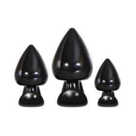 Evolved Anal Delights Butt Plug Set Of 3 - Black