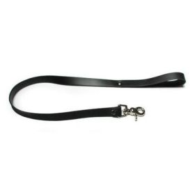 Kinklab Leather Leash Black