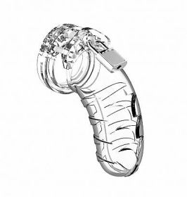 Mancage Chastity 4.5 inches Cock Cage Model 4 Clear