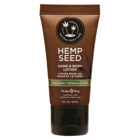 Earthly Body Hemp Seed Lotion-Guavalava 1oz