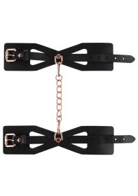 Brat Handcuffs - Black / Rose Gold