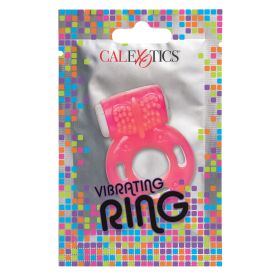 Foil Pack Vibrating Ring - Pink