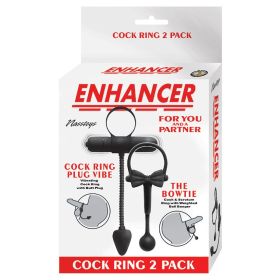 Enhancer Cockring 2 Pack-Black