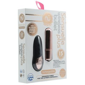 Sensuelle Wireless Bullet Plus with Remote Control-Rose Gold