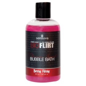 Sensuva Big Flirt Pheromone Bubble Bath-Berry Flirty 8oz