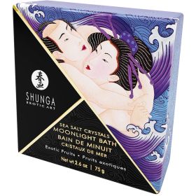 Shunga Moonlight Bath Sea Salt Crystals-Exotic Fruits 2.6oz